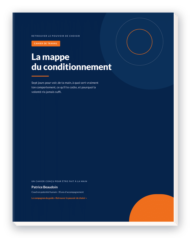 Page couverture du cahier « La mappe du conditionnement »